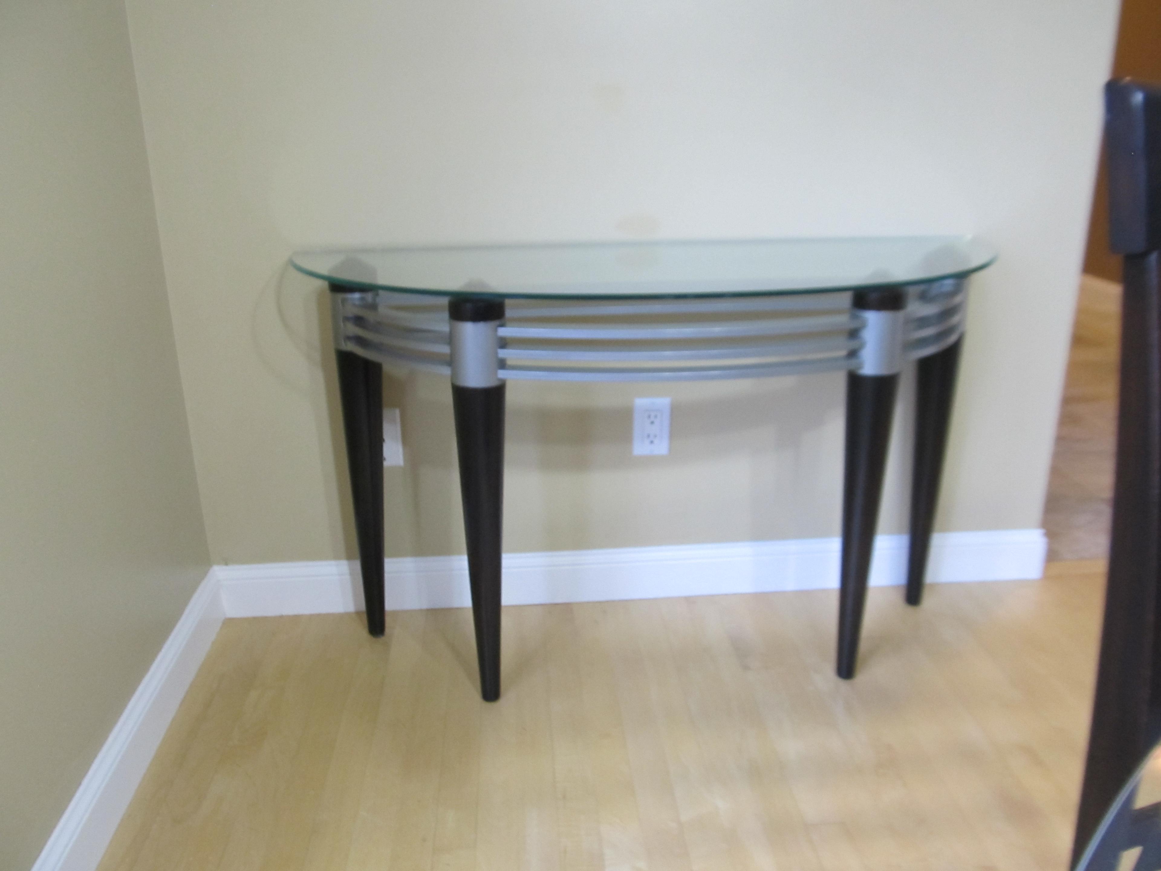 Matching Glass side Table