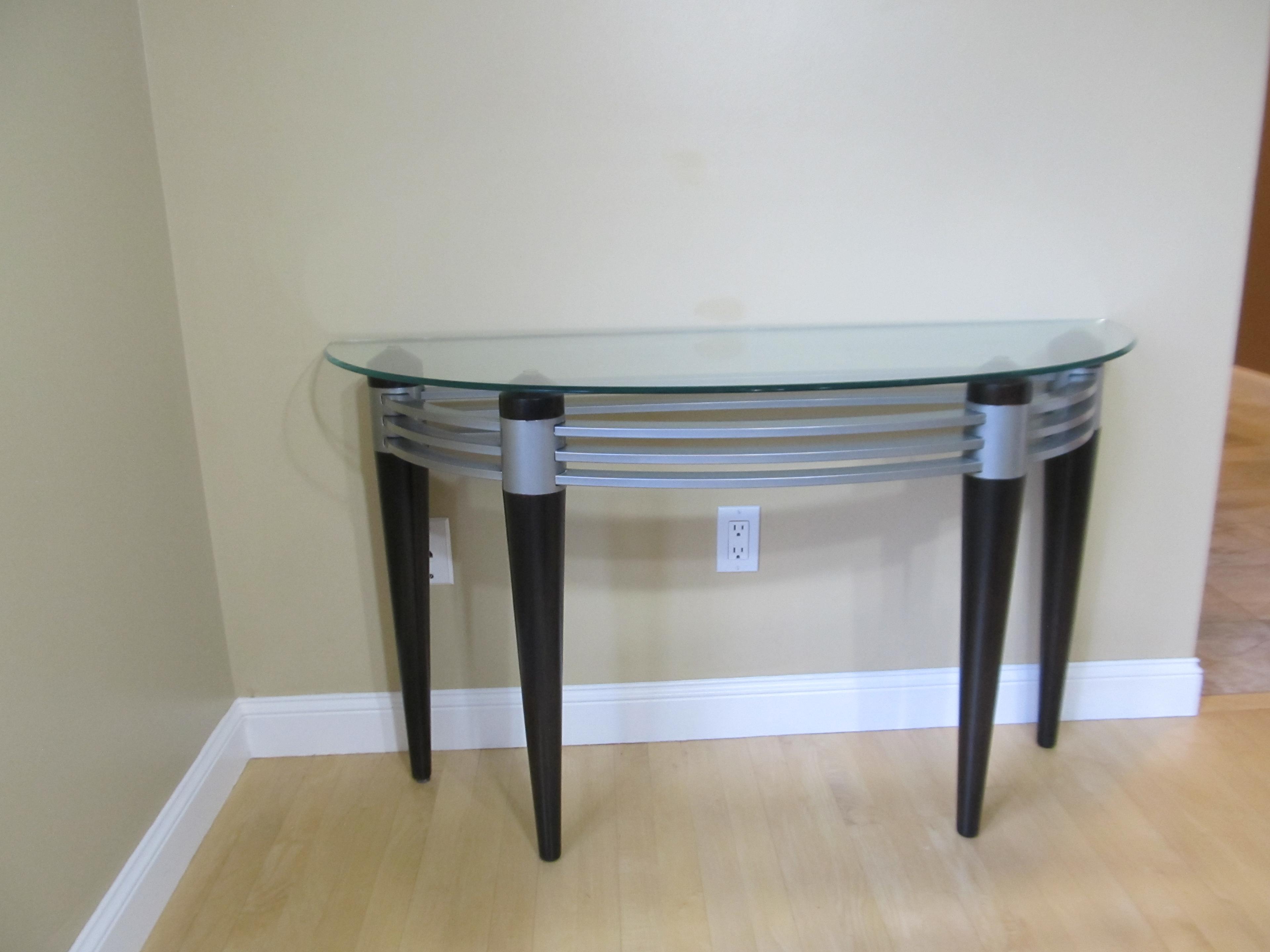 Matching Glass side Table