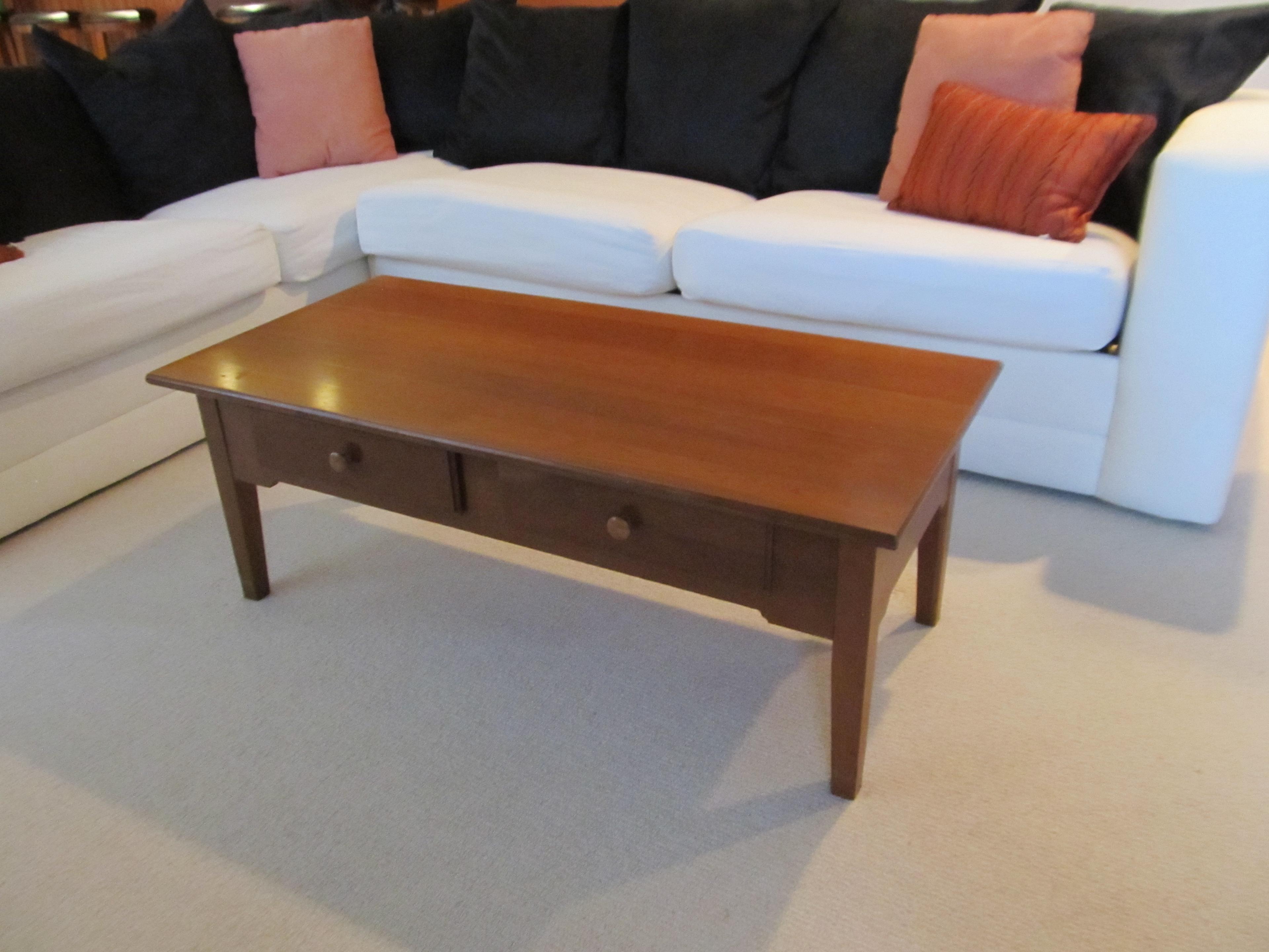 2 Drawer Coffee Table