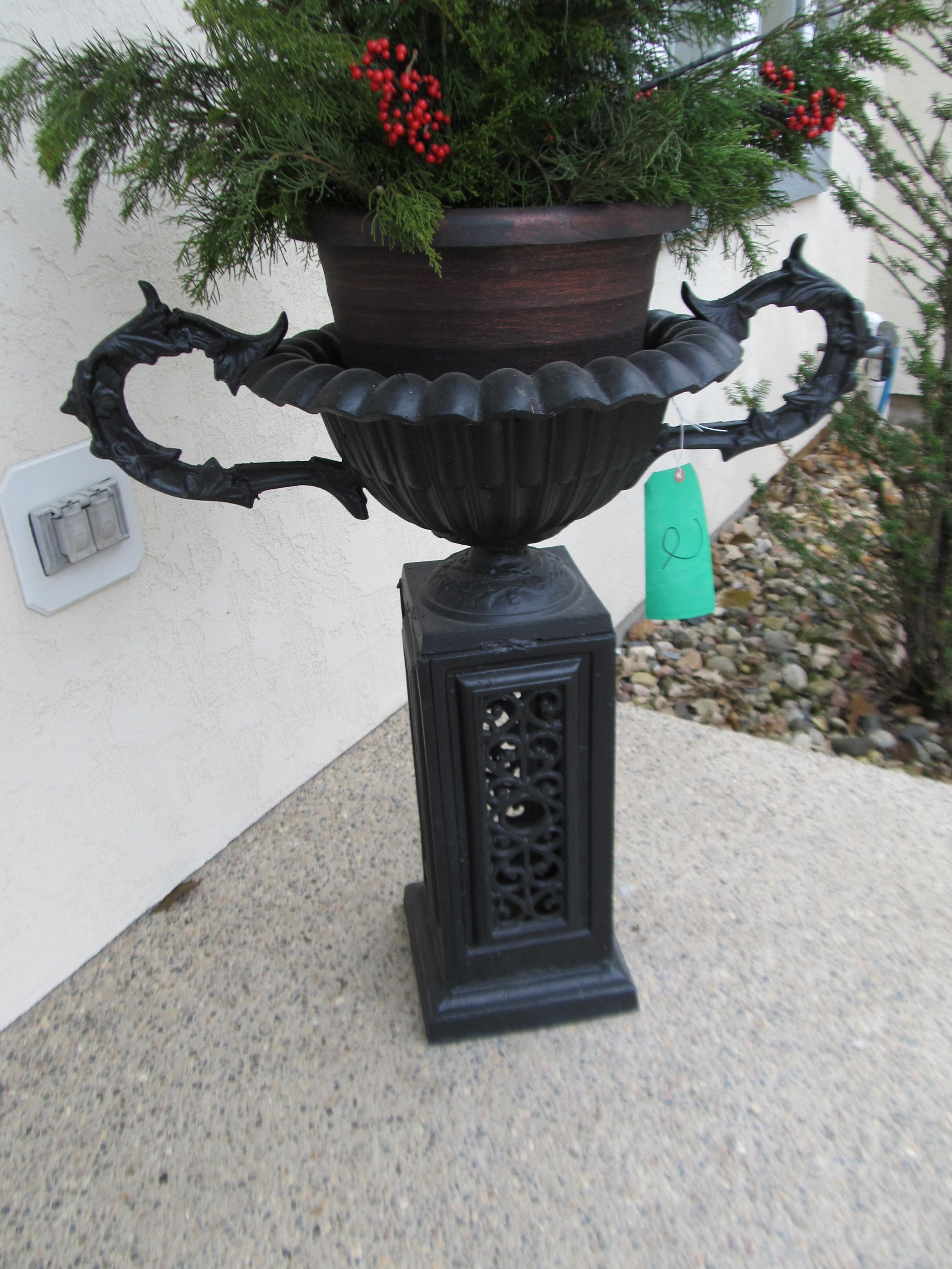 Wrought Iron Urn