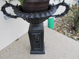 Wrought Iron Urn