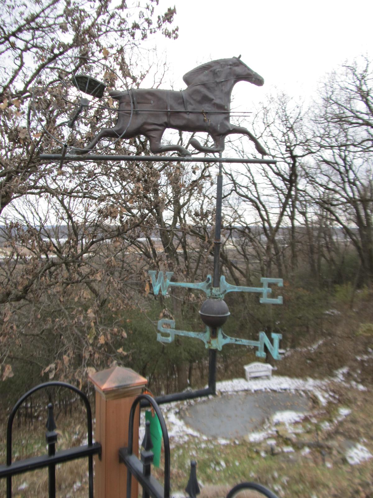 Copper Horse Weather Vane