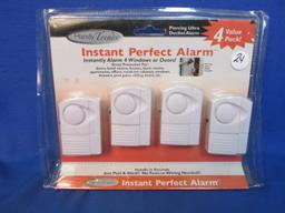Instant Perfect Alarm 4 pack – battery op window alarms – Just Peel & Stick