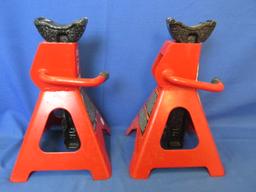 Torin Big Red Jacks 3 Ton Jack Stands Pro Series Pair – Very Good Used Condition