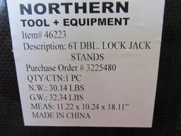 Strongway 6 Ton Capacity Double Locking Jack Stand – NIB – Please see photos