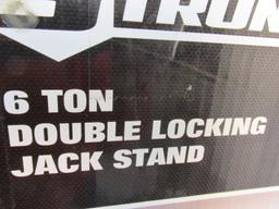 Strongway 6 Ton Capacity Double Locking Jack Stand – NIB – Please see photos