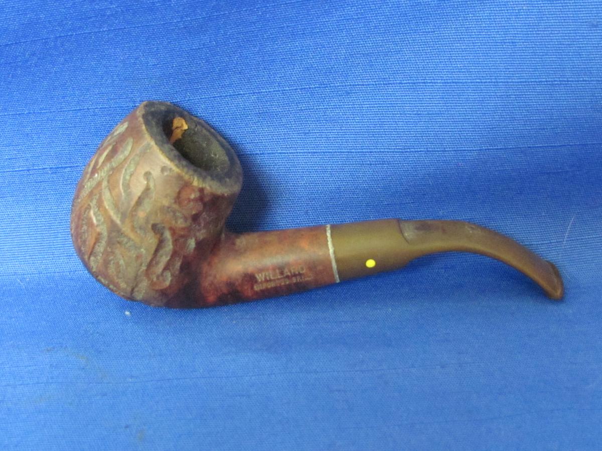 Willow Yellow Dot Briar Smoking Pipe