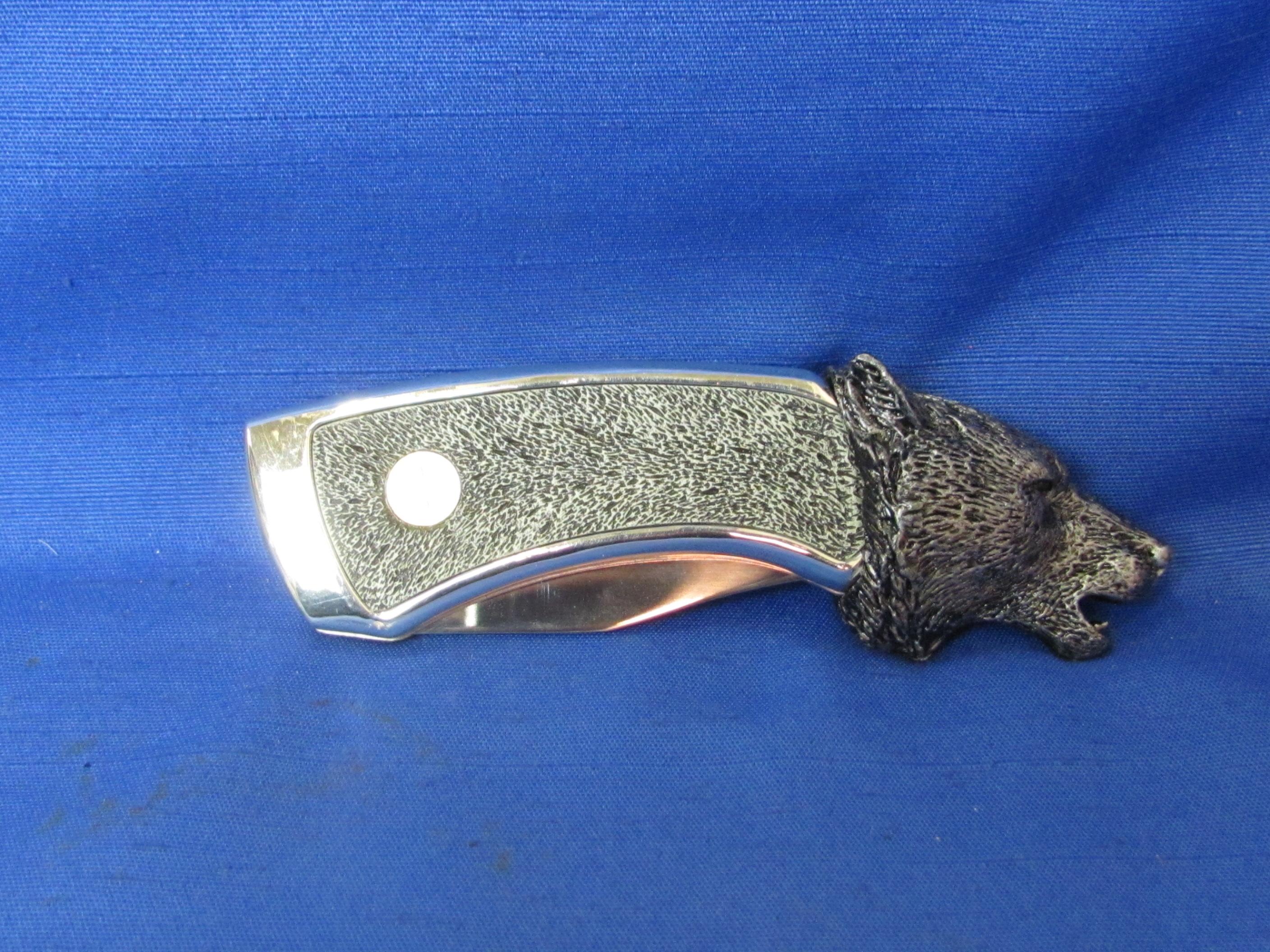 Franklin Mint Wolf Folded Knife