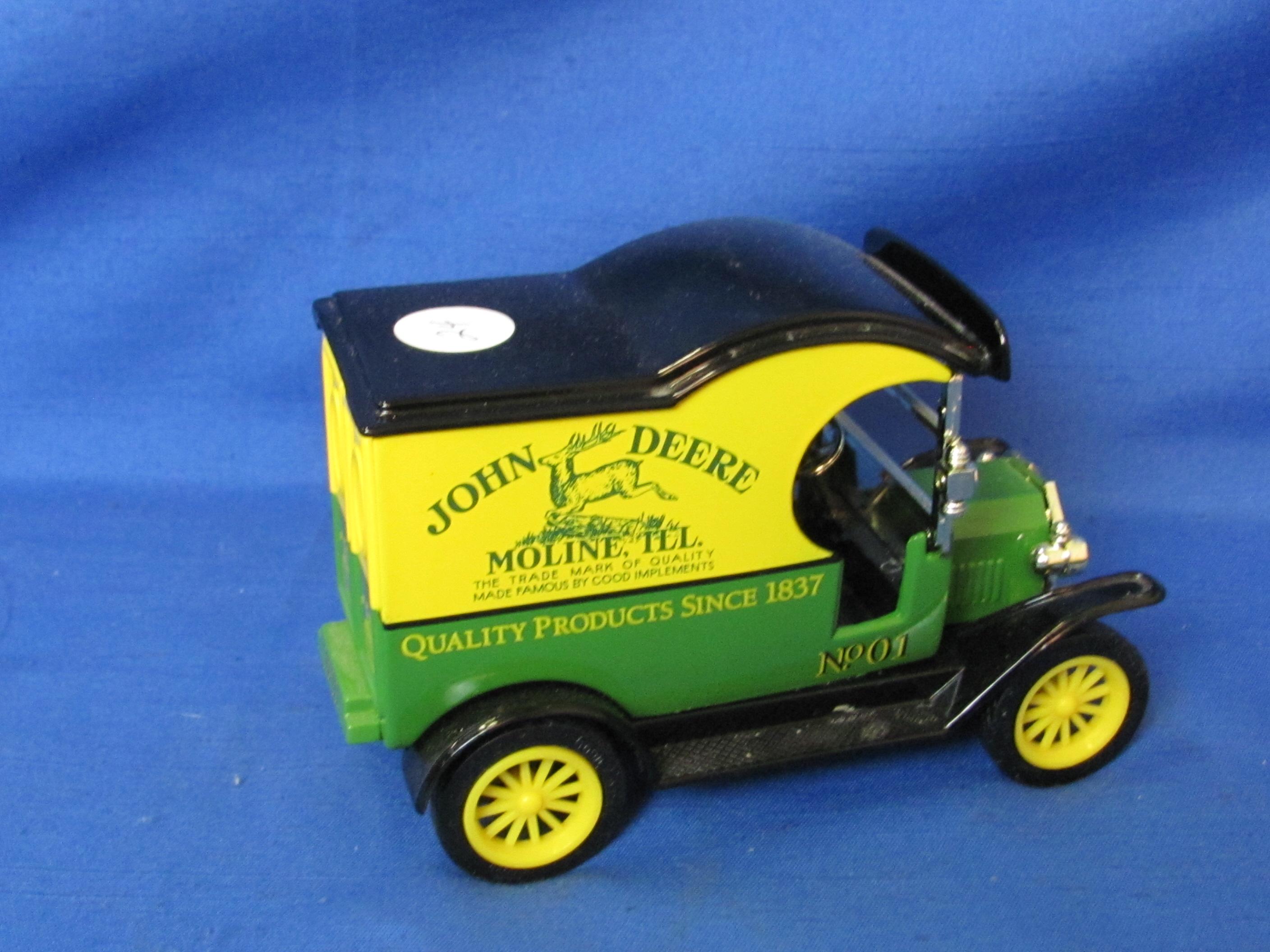 Gearbox 1912 John Deere Ford Model T Delivery Car Bank With Key