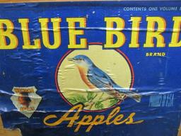 Blue Bird Apples Crate Peshastin Fruit Growers Association Peshastin, Washington USA