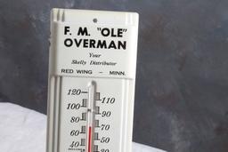 Vintage Skelly Oil Advertising Thermometer Red Wing, Minnesota