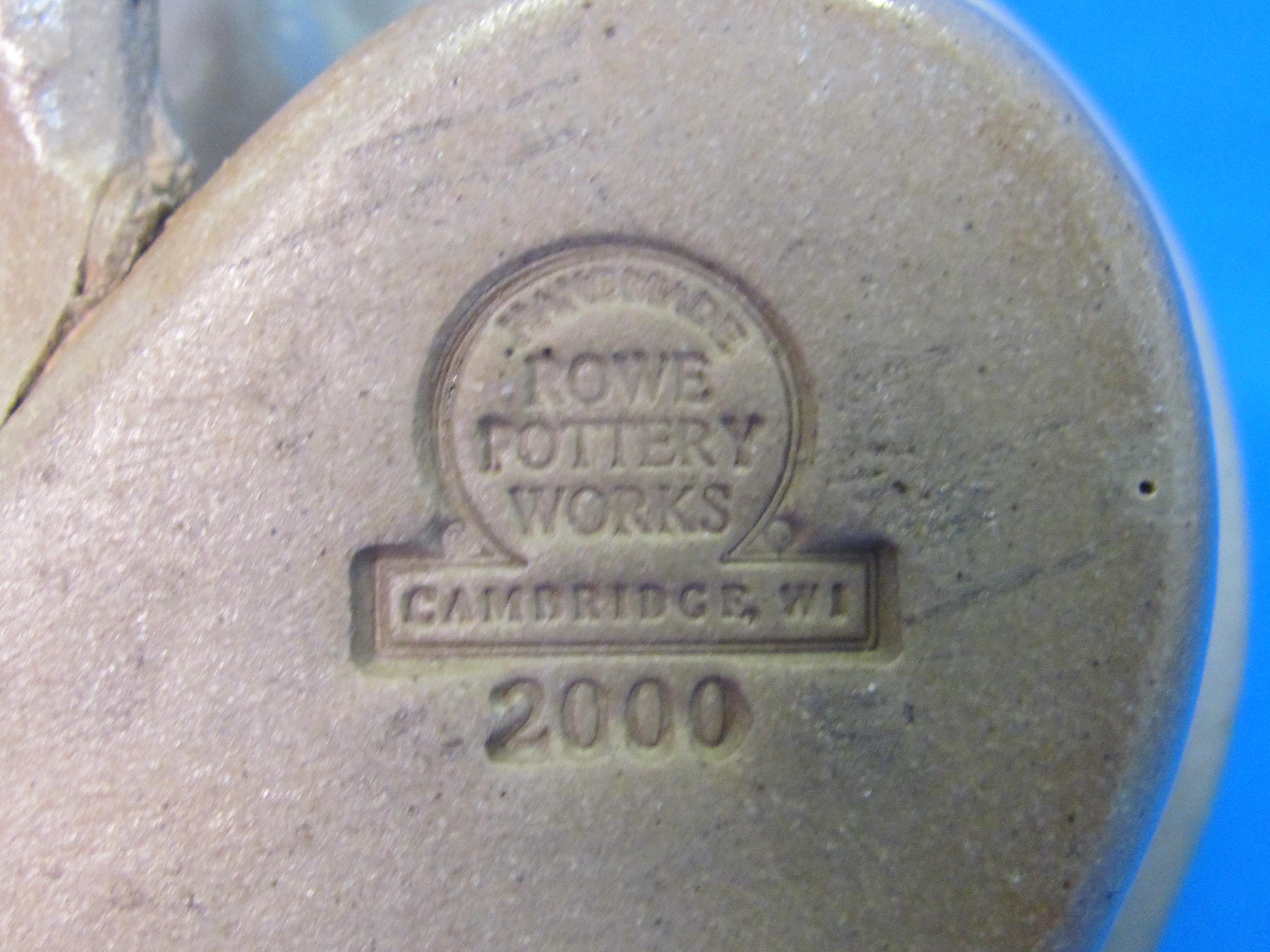 Heart Shaped Salt Glazed Stoneware Dish/Nappy – by Rowe Pottery Cambridge, WI