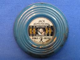 Vintage Jack Armstrong Hike-O-Meter (pedometer) 2 3/4” in diameter
