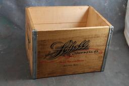 August Schell Brewing Co. Deer Brand Beer Wooden Box