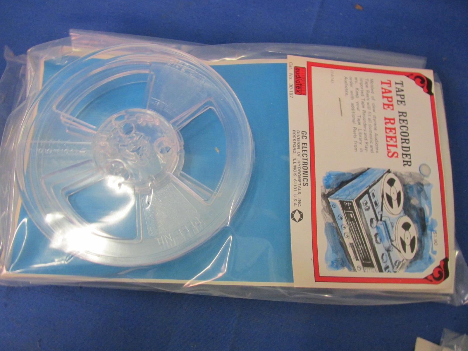Ampex Reel To Reel Tape Recorder In Wheeled Cart - Tagged Mayo Clinic Property -