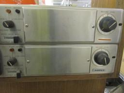 Ampex Reel To Reel Tape Recorder In Wheeled Cart - Tagged Mayo Clinic Property -