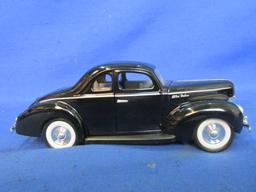 2 Model Automobiles: 1/34 1940 Ford 5 Window Coupe & 1/28 1957 Chevy Cameo Pick-up