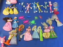 Plastic Fast Food Prizes & Kiddie Toys: Bugs, Bendies, Bobble Heads, Barbies & More