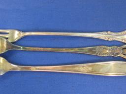 Mixed Lot of Vintage Silverplate Flatware: Spoons, Forks, Relish Forks