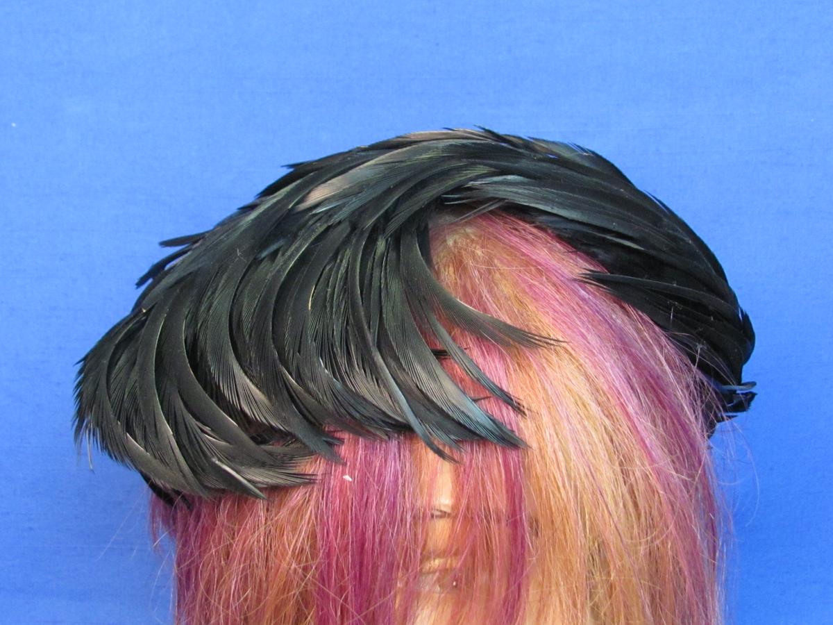 Vintage Black Feather Hat – From Dayton's French Room