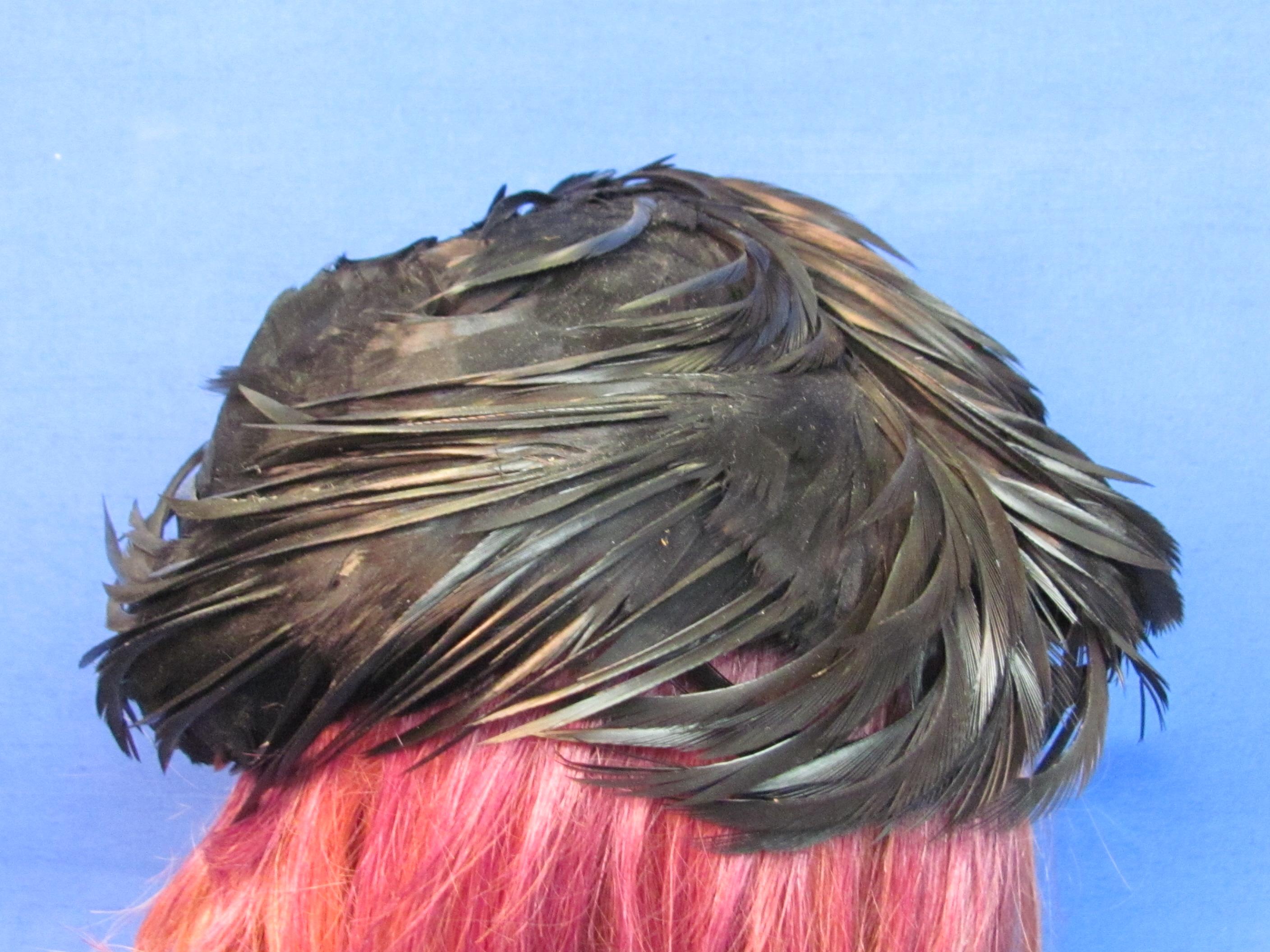 Vintage Black Feather Hat – From Dayton's French Room