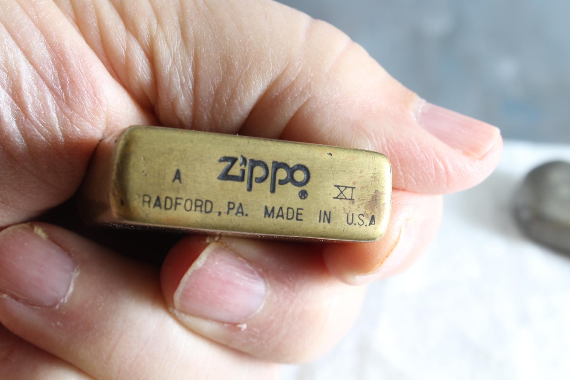 2 Vintage Lighters Advertising Camel Cigarettes and Brass ZIPPO