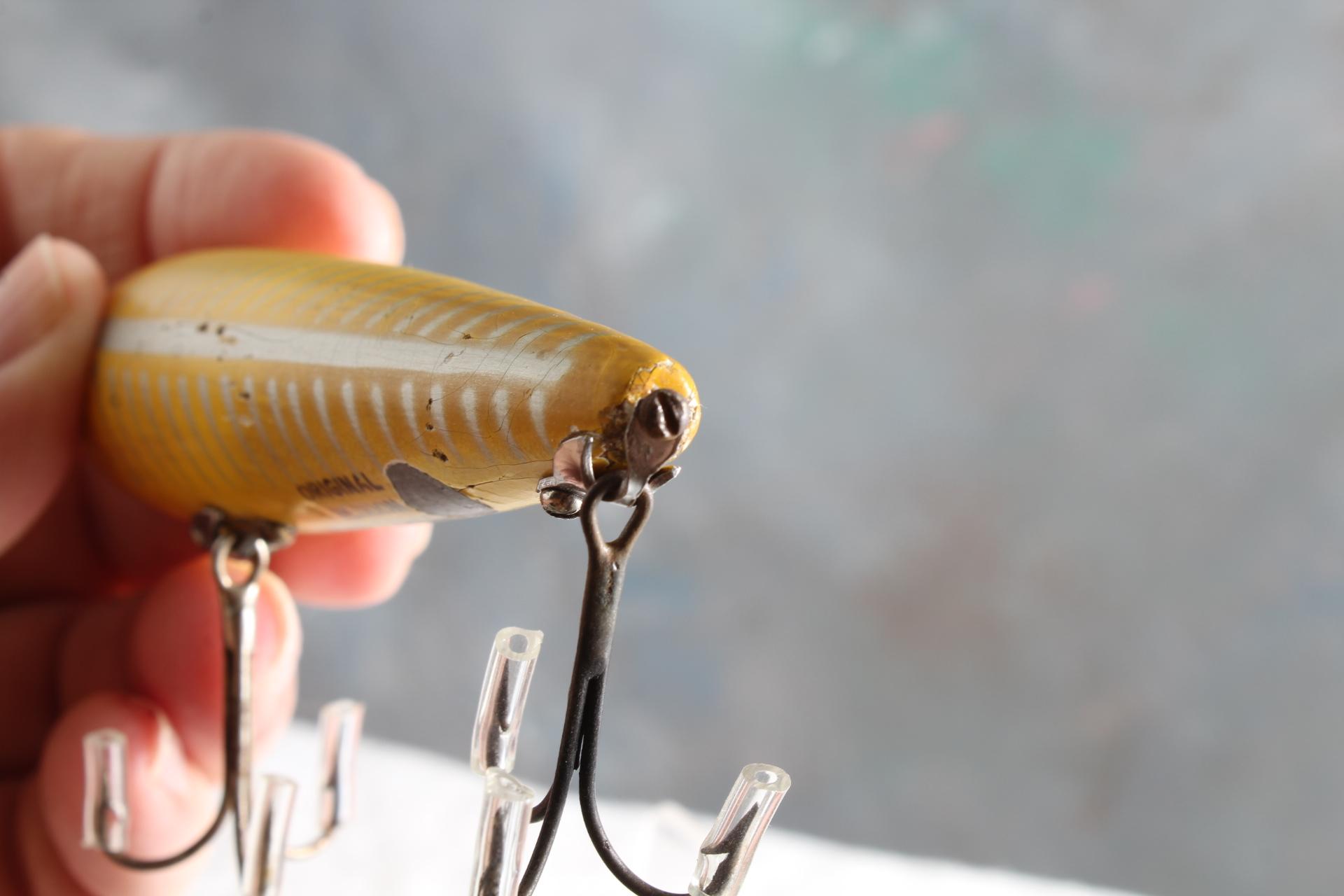 Vintage Heddon Wood Zaragossa Fishing Lure