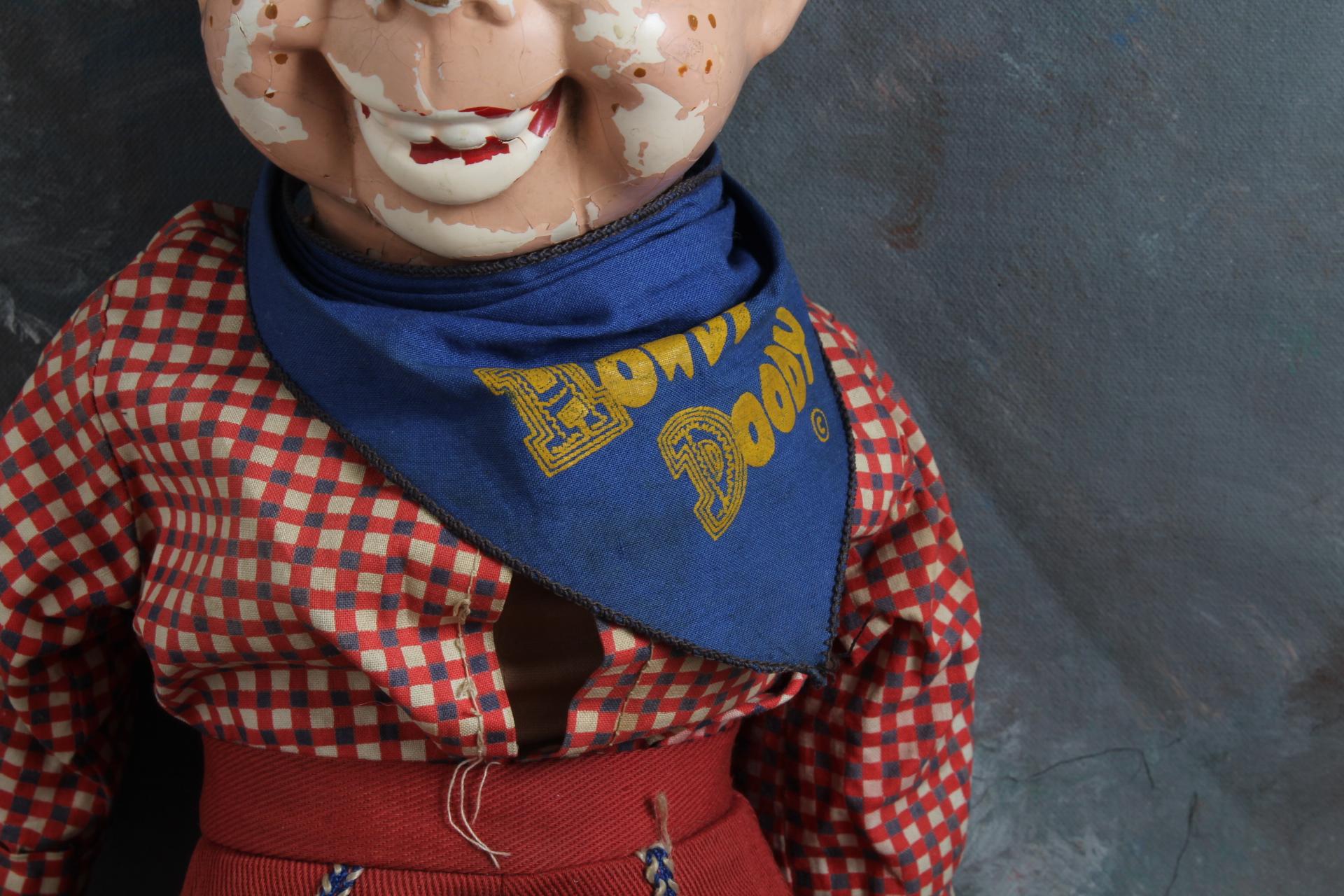 1950's 20" Howdy Doody Composite and Cloth Doll