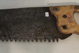 Vintage Warranted Superior 42" Crosscut Saw