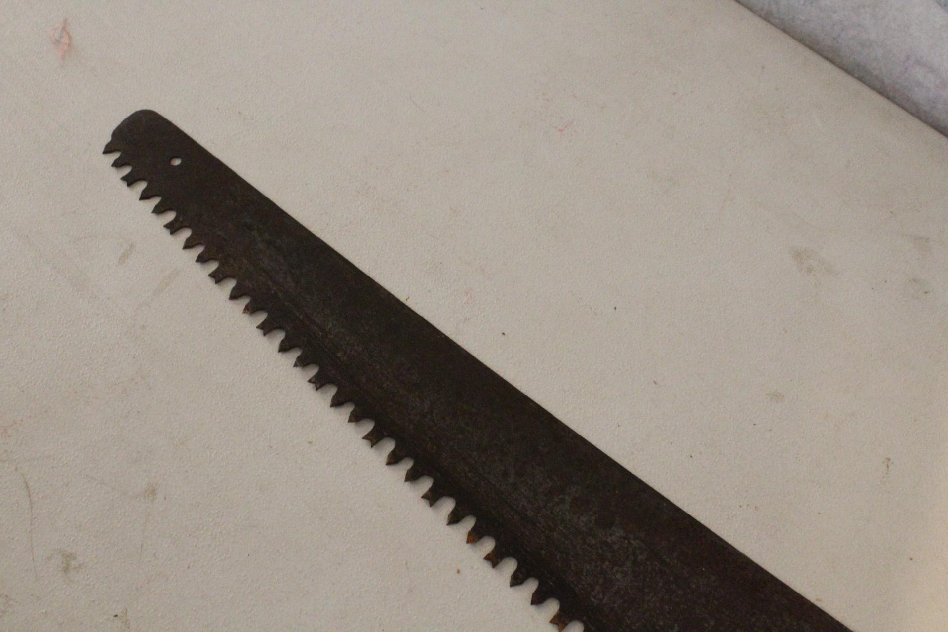 Vintage Warranted Superior 42" Crosscut Saw