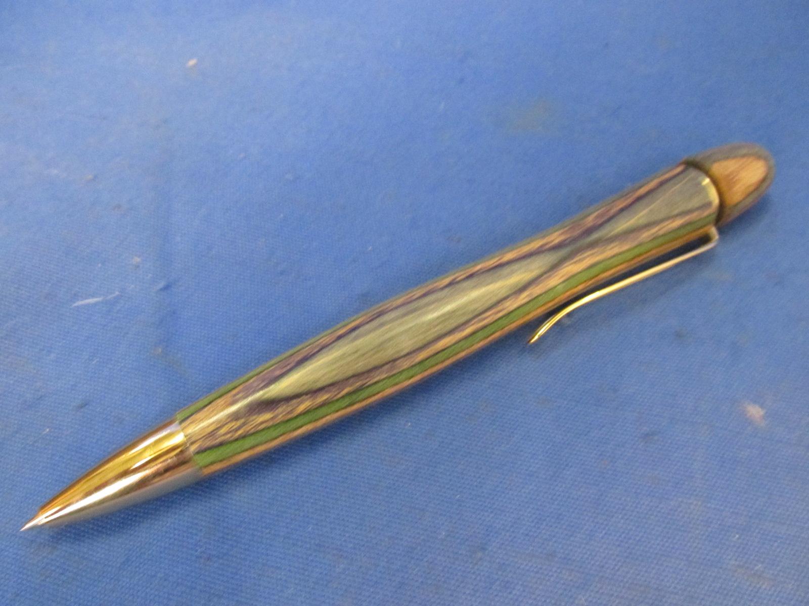 5 Fancy Pens : Pierre Cardin & Wooden Body Pens – Not tested for writing
