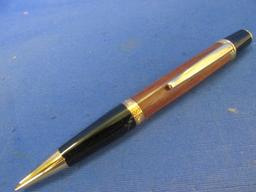 5 Fancy Pens : Pierre Cardin & Wooden Body Pens – Not tested for writing