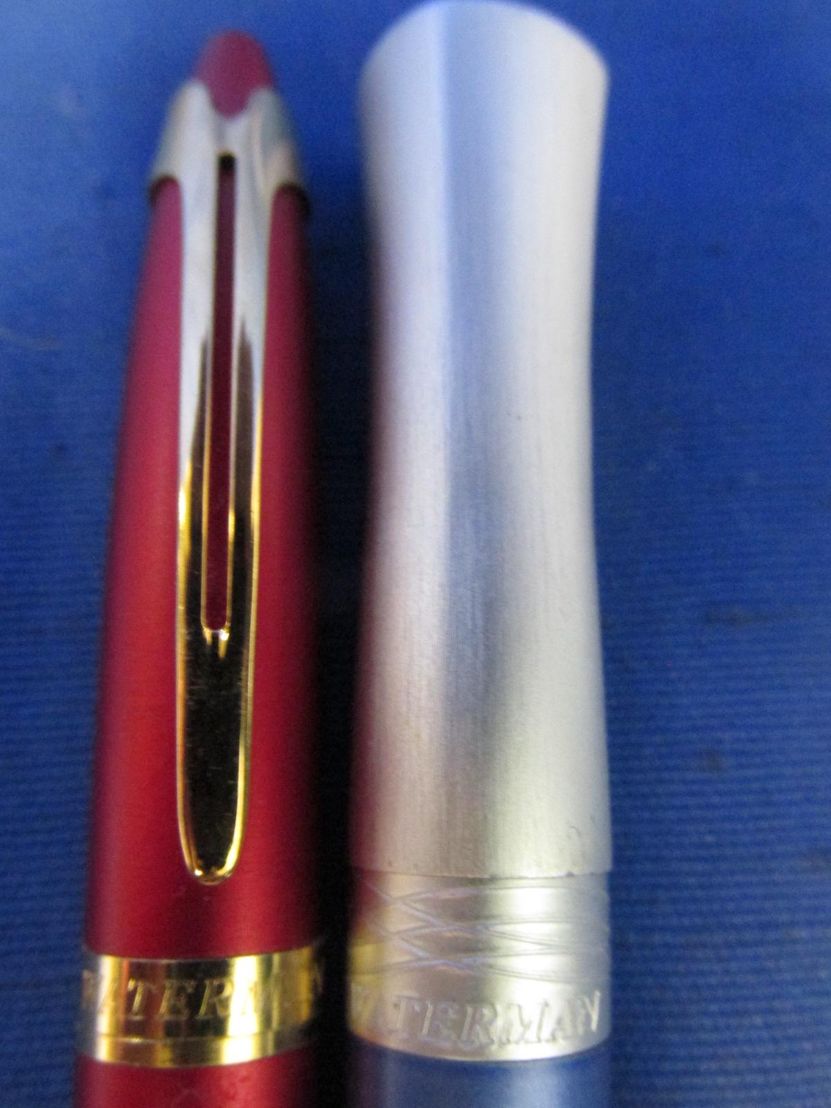 2 Waterman Ball-Point Pens – Made in France – Fancy – Re-fillable