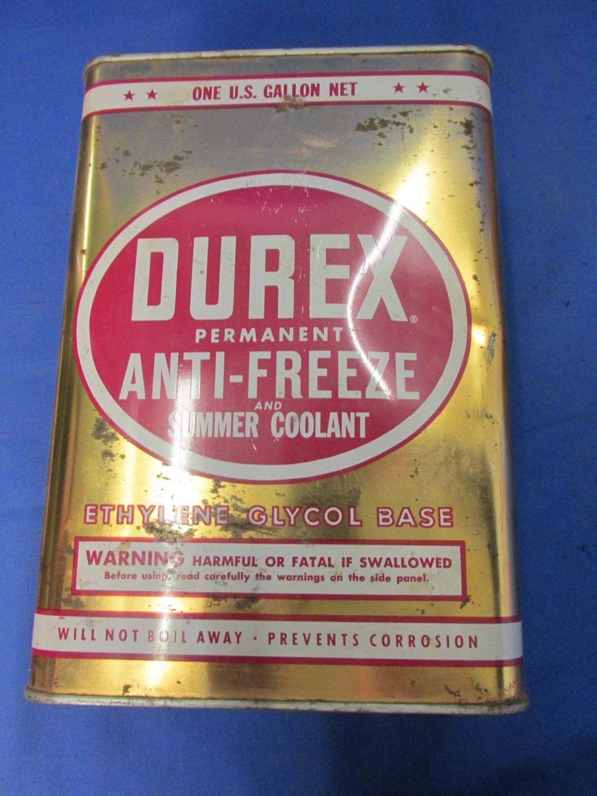 Vintage Atlas Perma Guard , Durex, & Sta-Vis Anti-freeze Tins