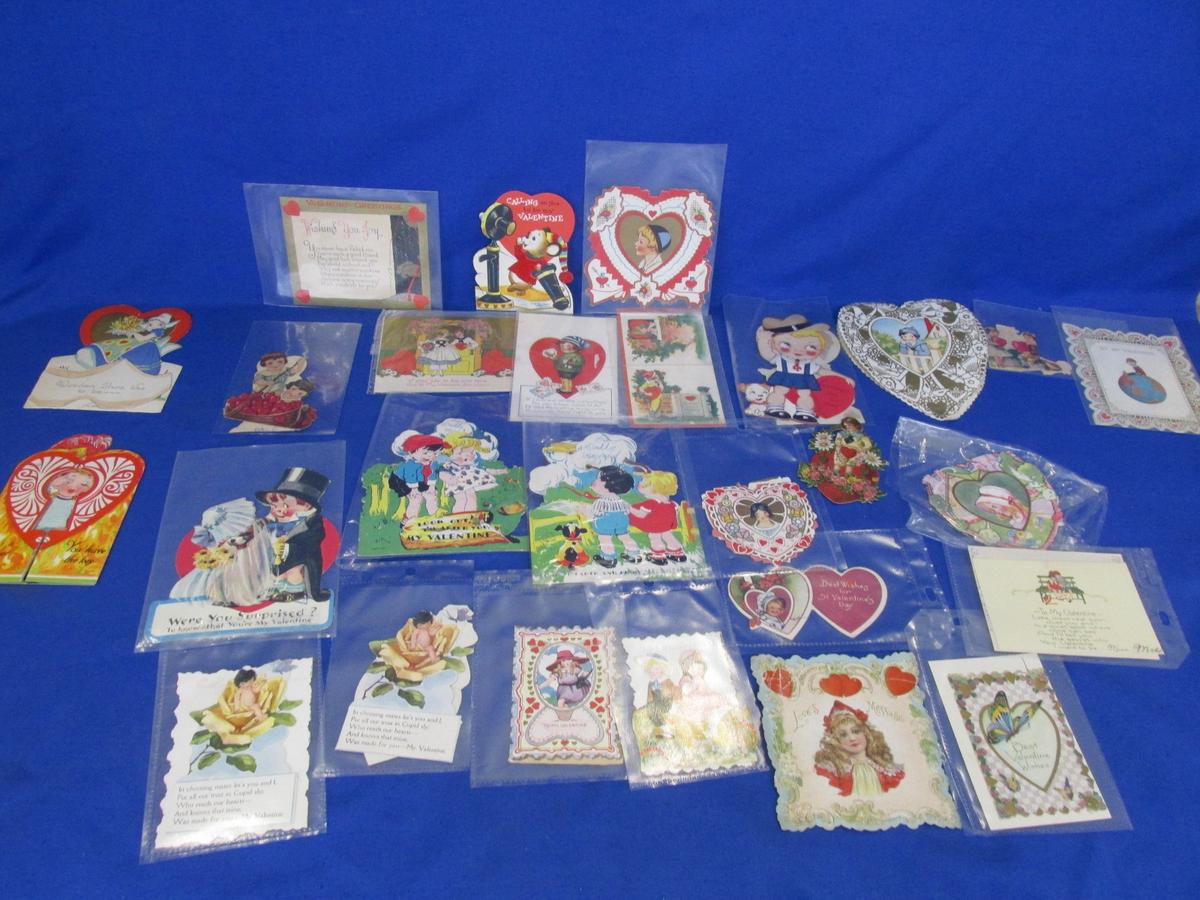 31 Vintage Valentines – 5 are Mechanical