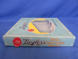 Ziegler's Chocolates Box – Great Graphics of their factory Milwaukee Wisc. 10X10”