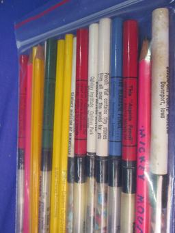 Vintage Novelty Pencils – 5 “Get Rid of of Your Headaches w/ Aspirin, 4 Mickey Mouse,