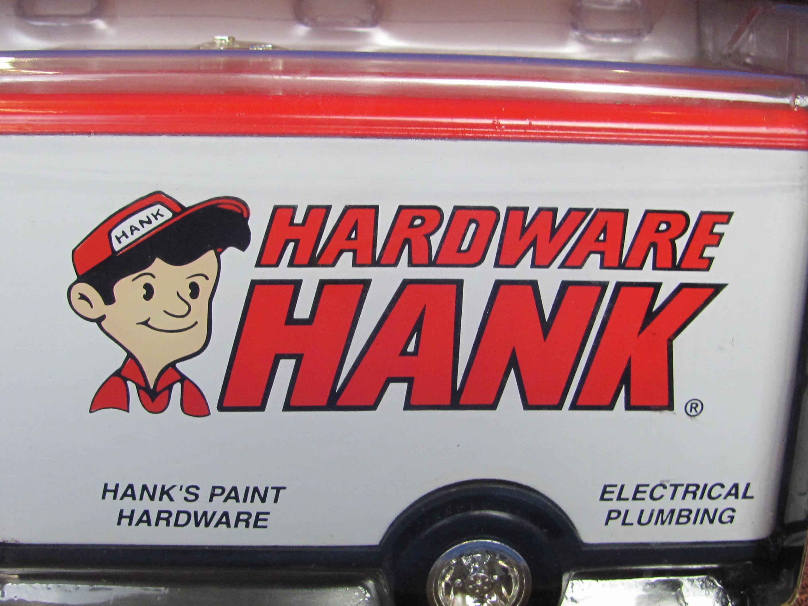Ertl 1953 Ford Delivery Van – Hardware Hank – 1996 – 8 1/2” long – New in Box