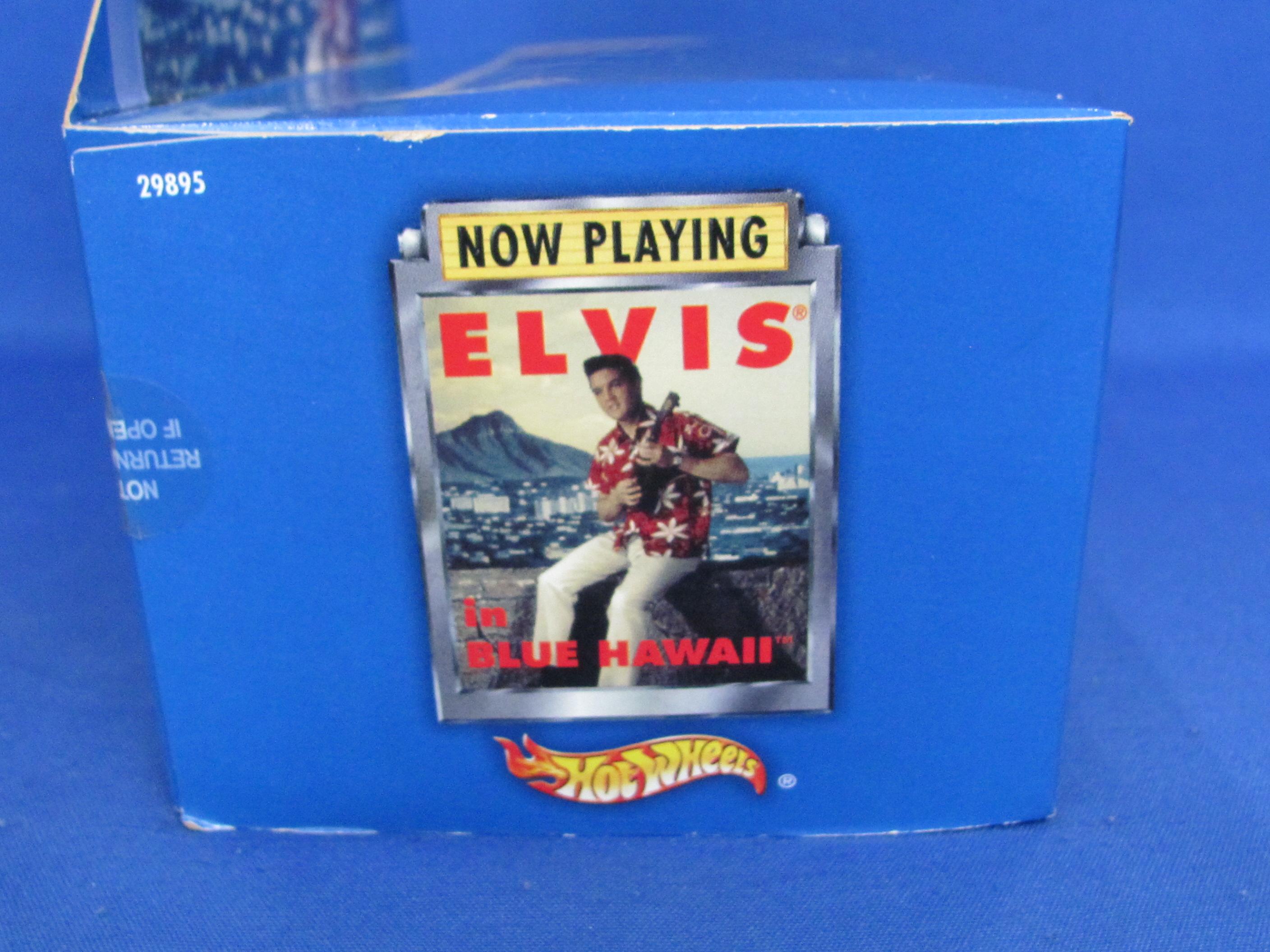 Hot Wheels Starring Elvis – Blue Hawaii – 4 Cars new in box
