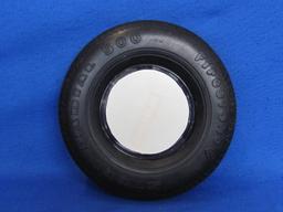 Firestone Tire Ashtray – Glass & Rubber – Steel Radial 500 – 6” in diameter