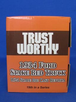 Trust Worthy 1934 Ford Stake Bed Truck – New in Box – 1:24 Scale