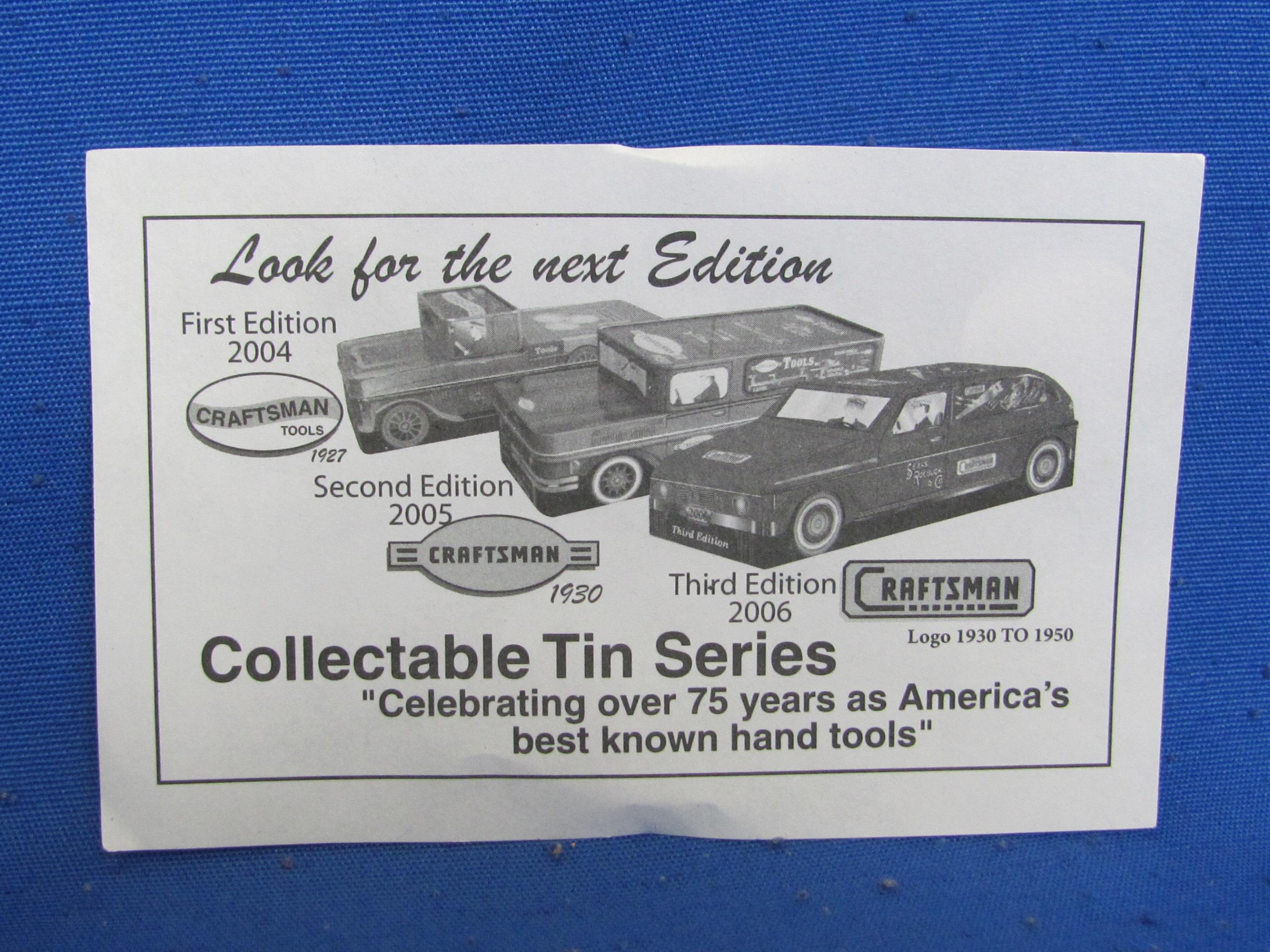 Sears Craftsman Tin Series – 2006 3rd Edition – 9 1/2” long – 3 Tools Included