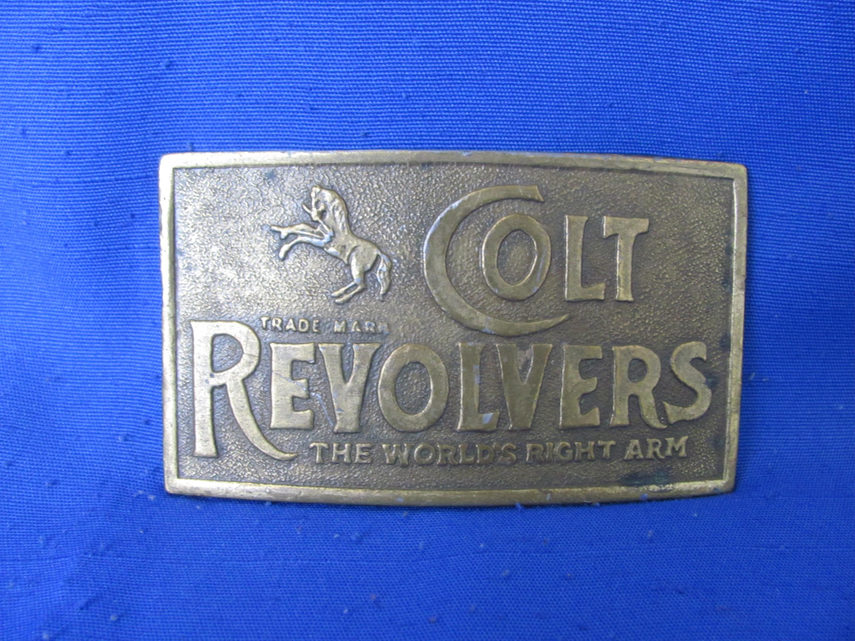 Colt Revolver Belt Buckle C-156