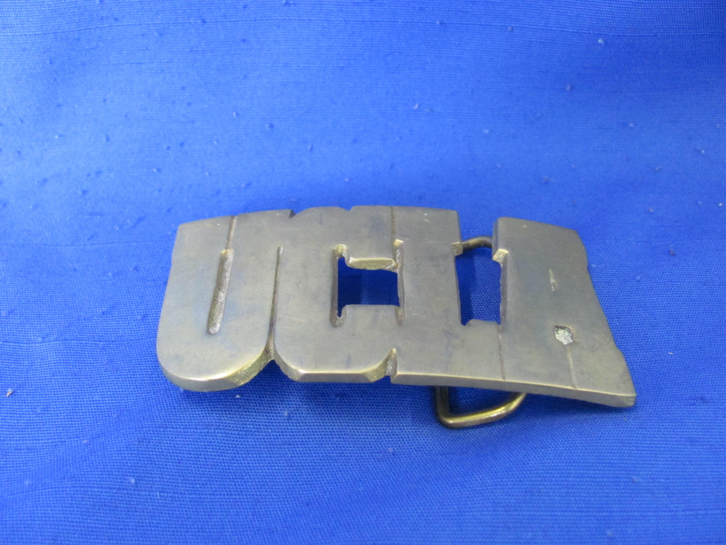 Solid Brass UCLA Belt Buckle #860