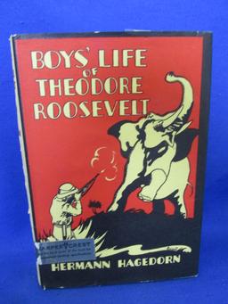 Antique Books & 1934 “Lincoln” & 1950 “ T.Roosevelt” bios – See photos