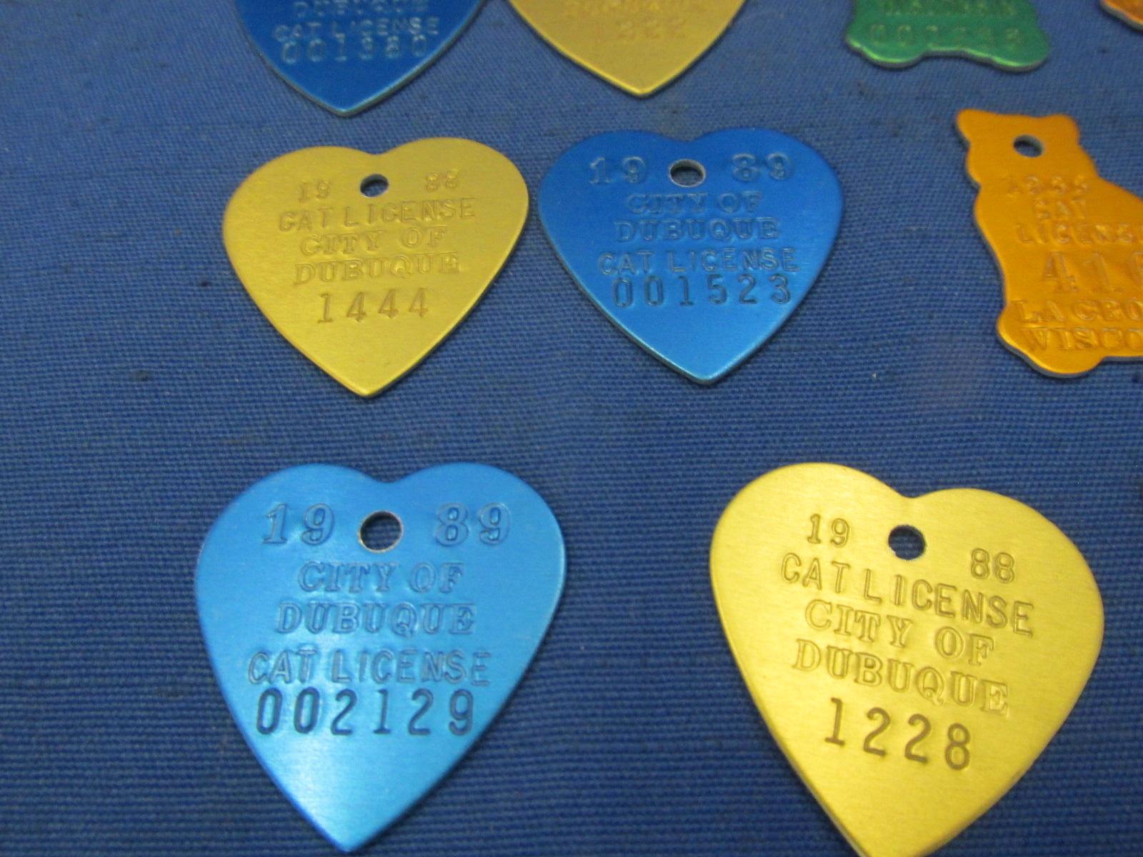 Annodized Aluminum Critter Tags (Cat Licenses)