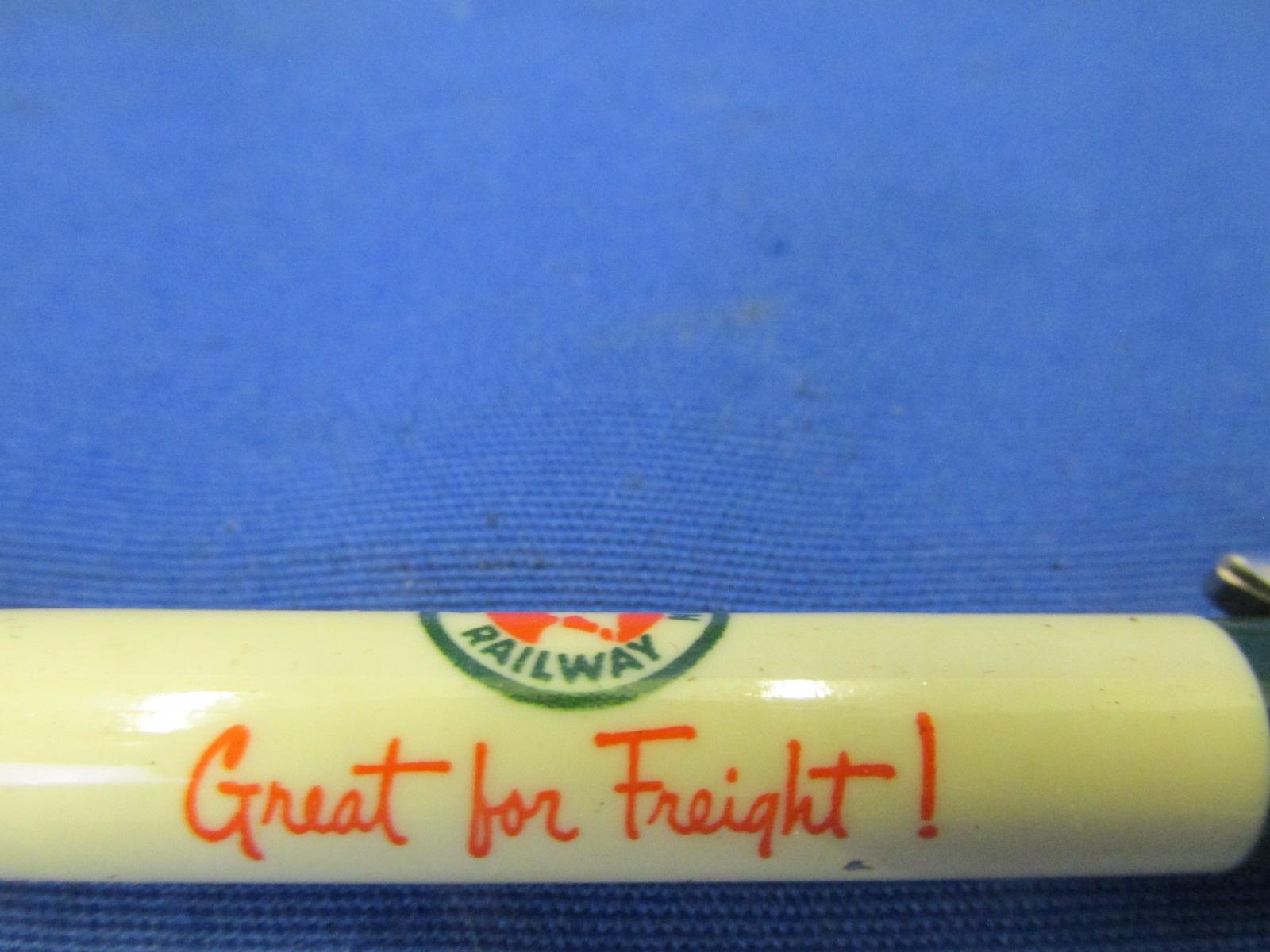 New in Box Autopoint Mechanical Pencil – Railroad Advertisng – Great Northern w/ Goat