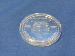 Donald Trump Commemorative Coin – Plastic Case