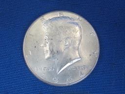 5 1964 Kennedy Half Dollars