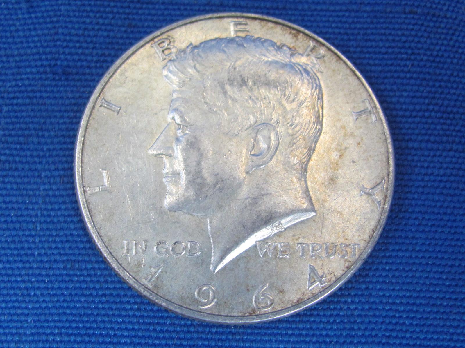 5 1964 Kennedy Half Dollars